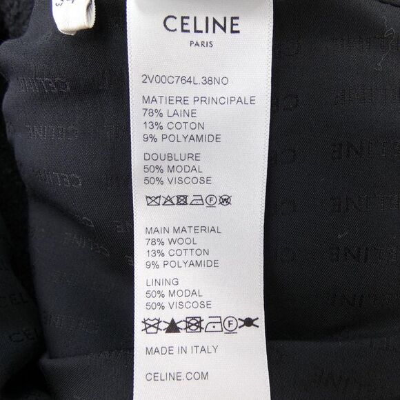 Celine Chasseur Jacket 2v00c764l Collarless Jacket - Picture 3 of 6